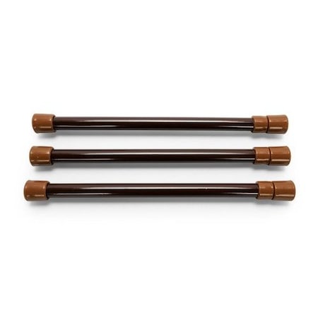 Camco BAR - CUPBOARD - 3PACK - 10IN TO 17IN BROWN (E/F) 44066